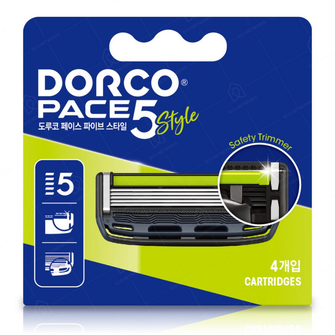 도루코 페이스5 스타일 면도날, 1개, 1개