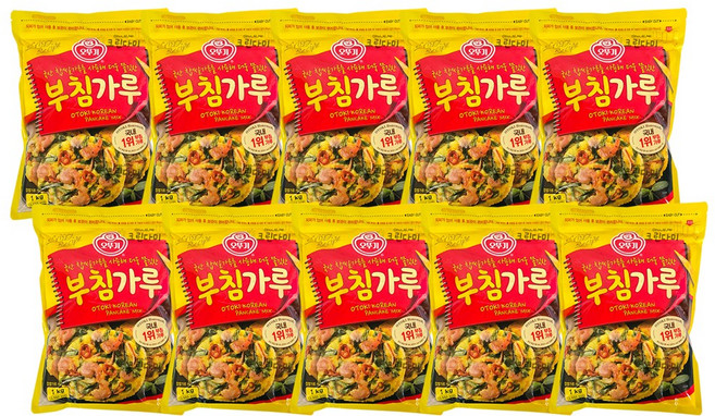 오뚜기 찹쌀가루를 사용해 더욱 쫄깃한 부침가루 1kg, 10개