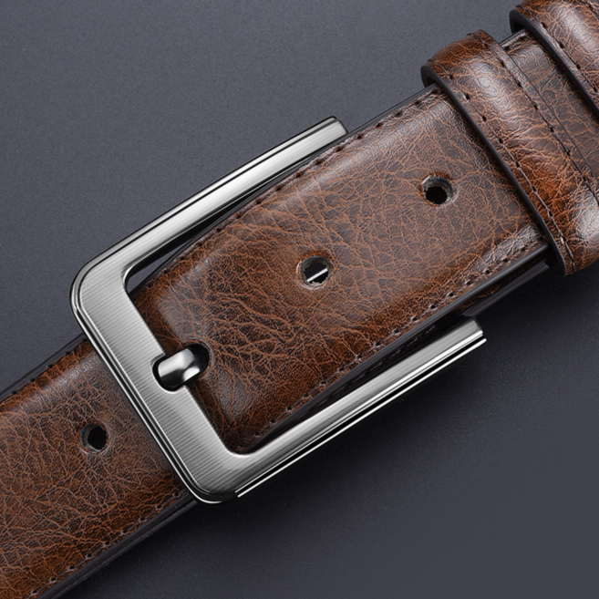 브루코 빈티지 레더 비즈니스 캐주얼 남성용 가죽벨트