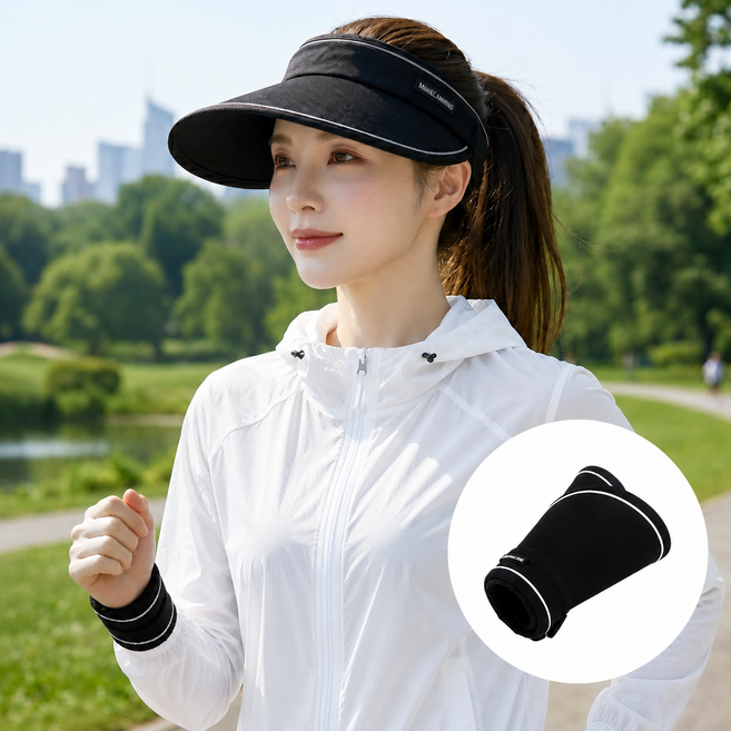 13CSTORE 접이식 여성 썬캡 자외선차단 돌돌이 여름 여성 모자
