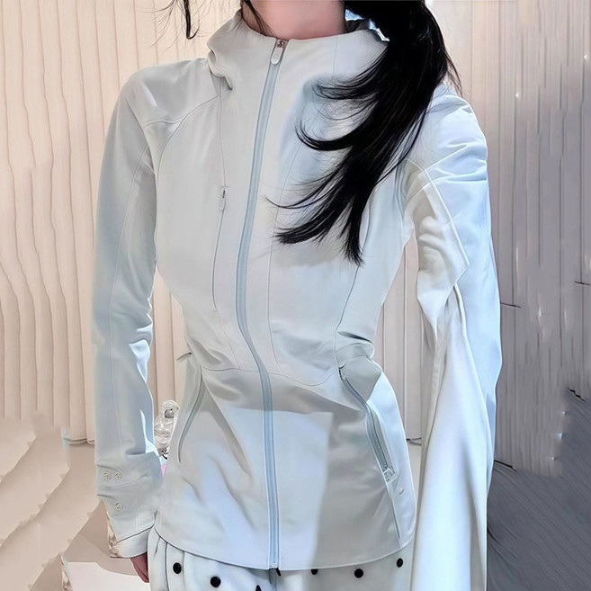 FANSYLI 여성 아웃도어 등산 자켓 봄가을 슬림 후드 카고 자켓 패션 집업 트레이닝 자켓 W2511N17