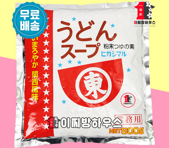 히가시마루 업소용 대용량 우동스프, 800g, 1개