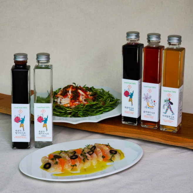 생활발효 자연발효식초 블루베리 복분자 사과 유청사과 현미 화이트 건강식초 복분자식초, 1개, 200ml