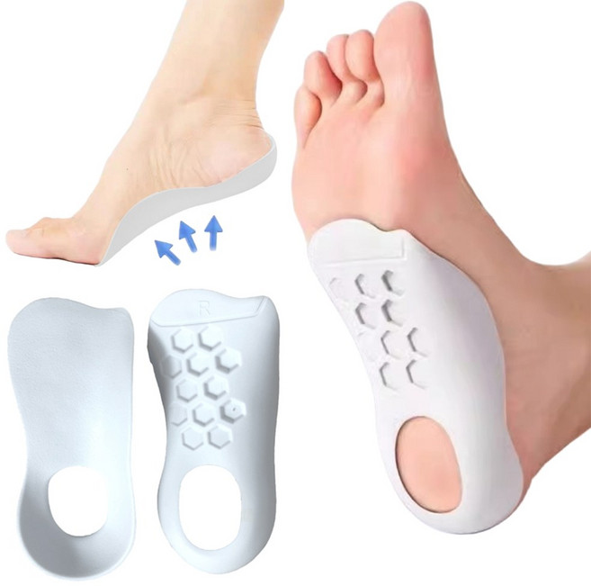 레그연구소 아치깔창 족저근막염깔창 오다리 평발 지간신경종, 화이트_1세트