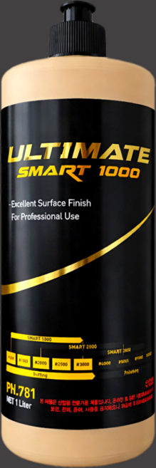 IPO 전문가용 1000방 고강도 컴파운드 얼티메이트 스마트1000 흠집 기스제거 연마제 PN.781 1L