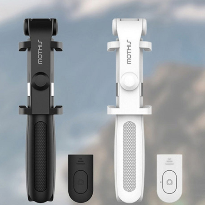 삼성만 무선 셀카봉 삼각대 거치대 블루투스 셀카봉, 블랙, 1개