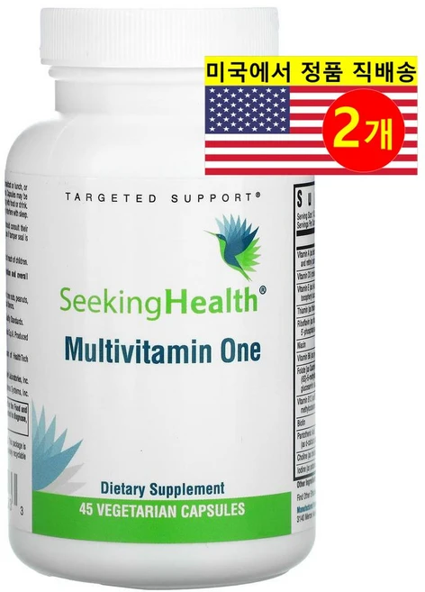Seeking Health 멀티비타민 원 Multivitamin One, 2개, 45정 - 쿠팡