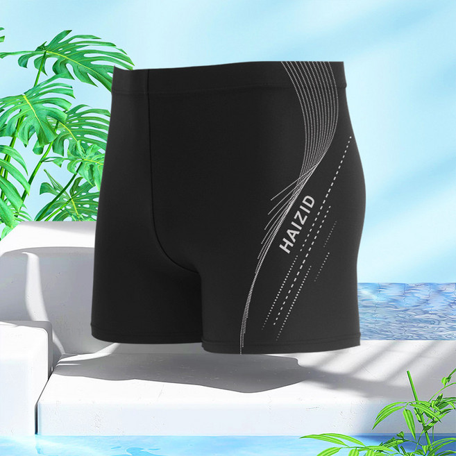 大尺碼男士平角泳褲 速乾防尷尬 溫泉沙灘健身適用