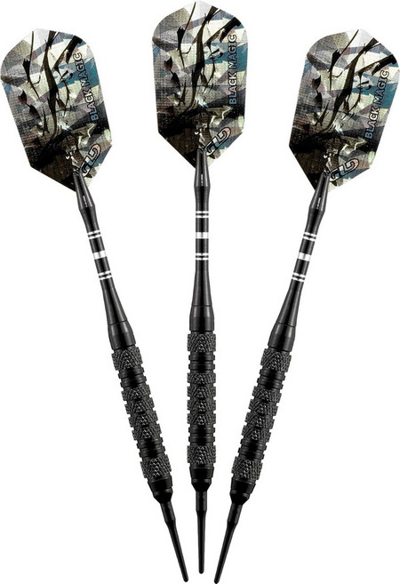바이퍼 블랙 매직 소프트 팁 다트 18그램, Coarse Knurling