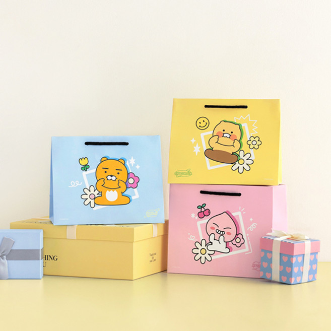 카카오프렌즈 세이치즈 쇼핑백 M, 라이언