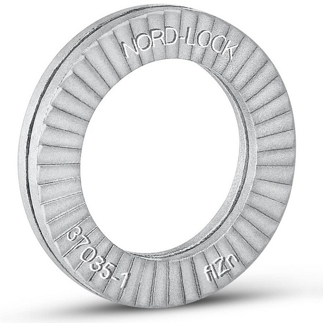 노드 잠금 웨지 와셔 - 아연 플레이크 코팅이 된 강철델타 프로텍트 M3 볼트용 방진 안전 20쌍