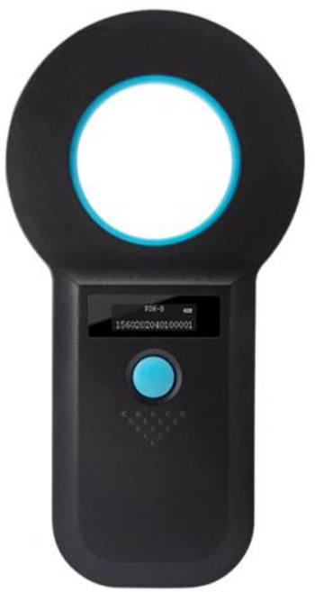 휴대용 동물 반려동물 마이크로칩 리더 EMID FDX-B ISO1178485 동물 RFID 리더 애완 동물 태그 스캐너 개 고양이 돼지용, 없음, 1개