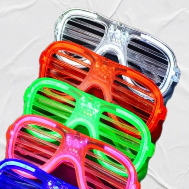 LED 안경 선글라스 주다사 고글 사이버 펑크 생일파티 용품