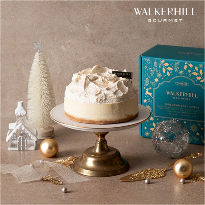 [워커힐] 고메 윈터 클라우드 치즈 케이크, 750g, 1개