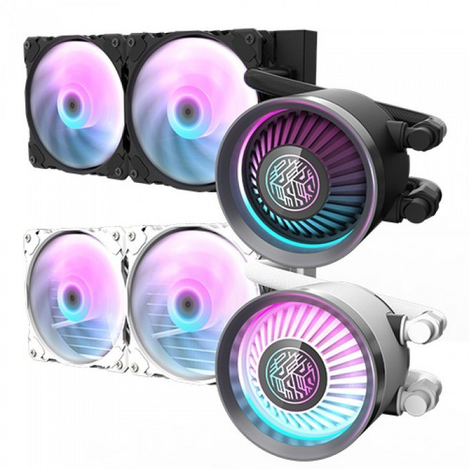 다크플래쉬 NEBULA DN-240 ARGB 블랙, 1개, BLACK