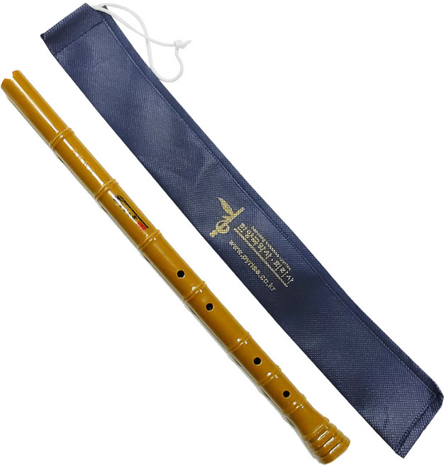 피리사 단소 / 케이스포함 실기용 플라스틱 국악기, 1개, 황토색