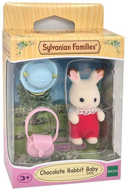 실바니안패밀리 초콜릿토끼 아기 어린이 동물 인형 피규어 장난감 선물, 1개