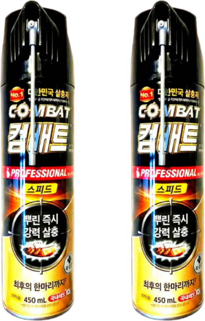 컴배트 스피드에어졸 프로폐셔널, 2개, 450ml