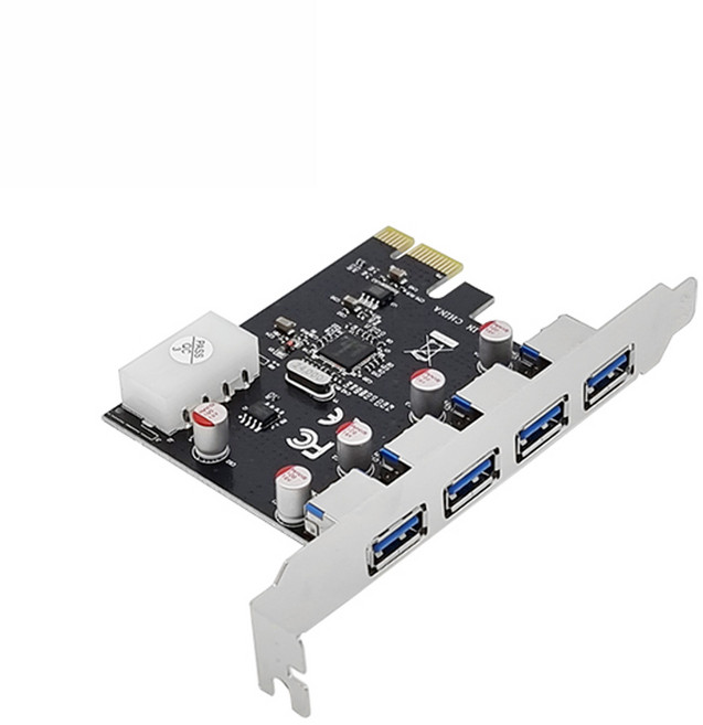 랜스타 PCIE 4포트 USB 3.0 확장카드 LS-EX304, 1개