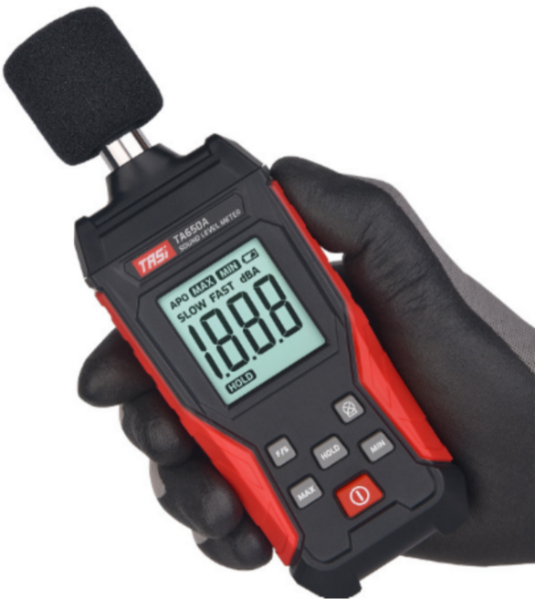 크로비스 데시벨 소음 측정기 소리 층간 현장, 블랙, 1개