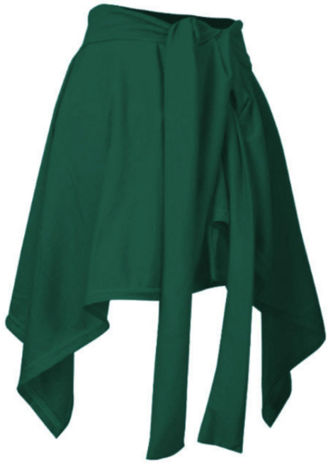 스포츠 요가 힙 커버 랩 스커트