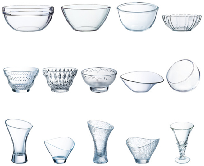 아코록 디저트볼 모음 유리 샐러드 믹싱볼 용기 그릇, 02. 코스모스볼, 코스모스볼 5호 20cm, 1개