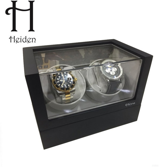 [Heiden] 하이덴 버사 엘리트 더블 와치와인더 VR002-Burl Wood 명품 시계보관함/ 명품 오토매틱 시계 보관의 필수품