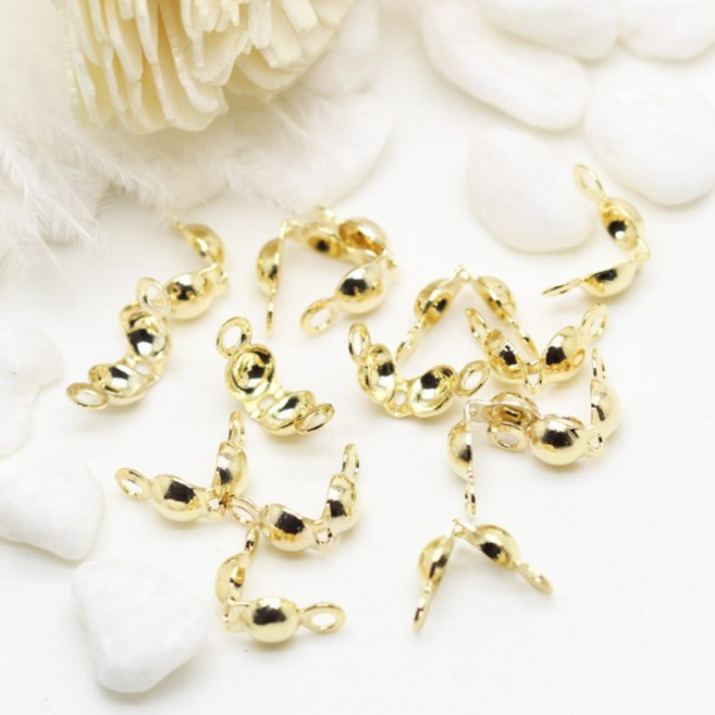 (5개)14k골드 올챙이캡 나비캡 구멍지프 부자재, 14k골드나비캡, (ND87-44) 5개입