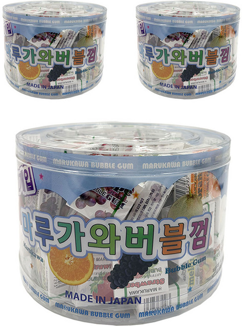 마루가와 버블껌 388.8g, 3개