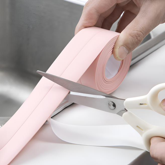 욕실 변기 싱크대 방수테이프 다용도 틈새차단 물때 방지 주방, 1세트