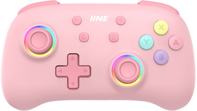 이이네 닌텐도 스위치2 캔디팝 무선 프로 컨트롤러 스위치1 스위치2 PC 안드로이드 호환 게임패드, 1개, 핑크