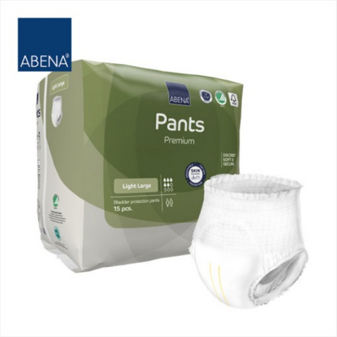 아베나 남녀공용 라이트 팬티 성인기저귀, 대형, 14개입, 1개