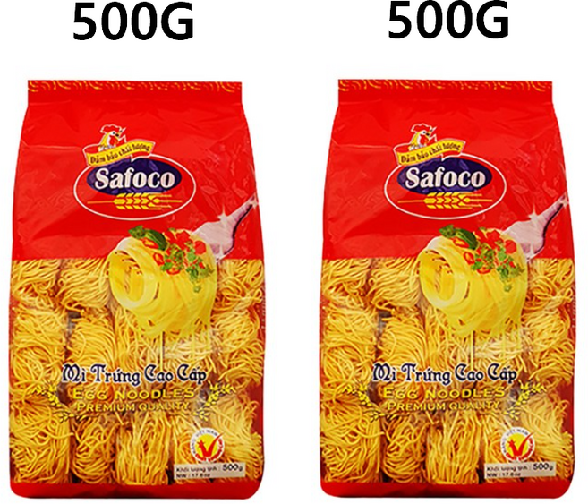 사포코 에그누들면, 500g, 4개