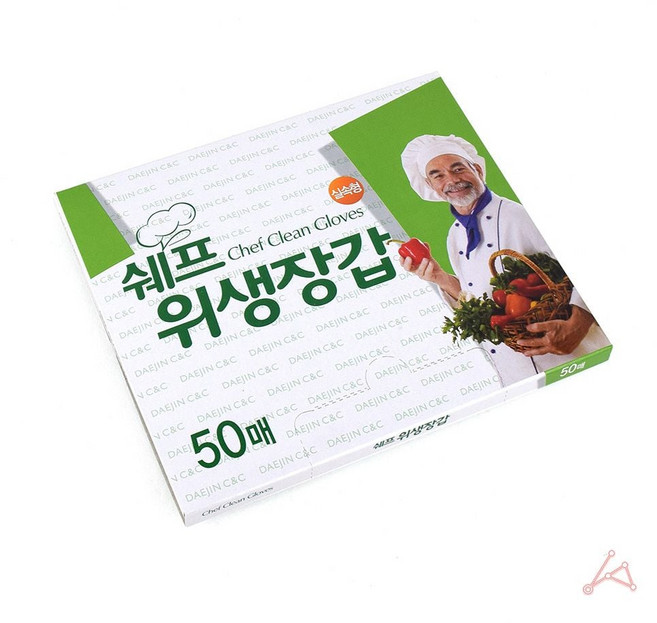 비닐장갑 일회용 위생장갑 50매, 1개, 1개