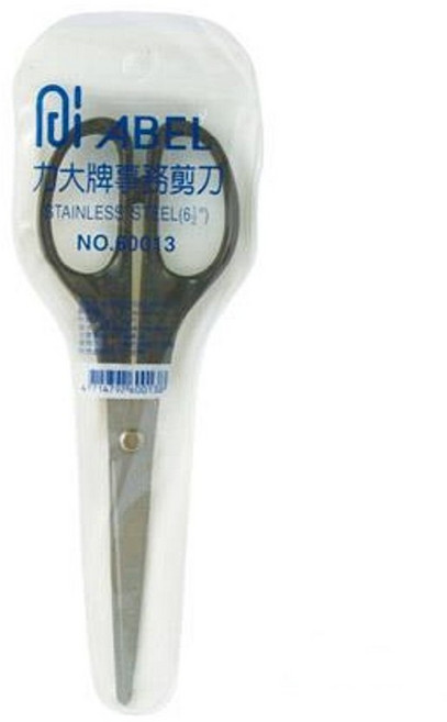 ABEL力大 NO.60013 卡好剪刀 事務用剪刀 6.5吋, 1個, 黑色