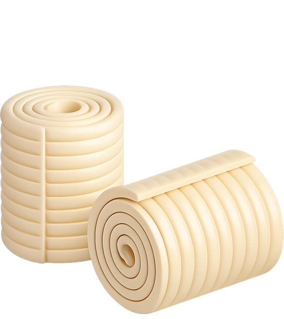 홈가드 벽 기둥 코너 모서리 보호대 20cm x 2m 와이드 쿠션테이프, 아이보리, 1개