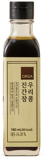올가 우리콩 진간장 420ml, 1개
