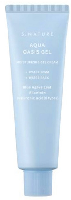 에스네이처 아쿠아 오아시스 수분 젤크림 80ml 여름 쿨링 크림, 1개, 90ml