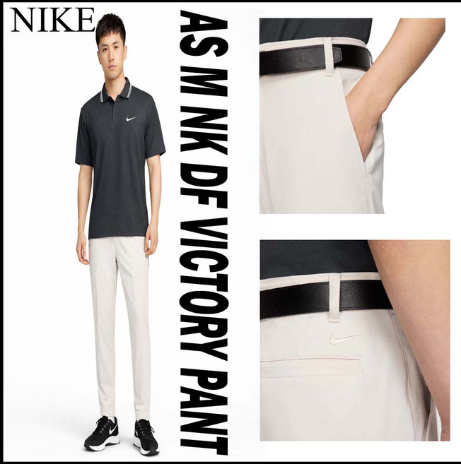 [국내 매장판] 나이키 드라이핏 빅토리 골프 팬츠 남성 골프바지 화이트 기능성 골프웨어 DN2398-104