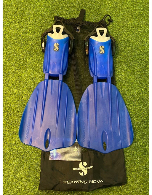 SCUBAPRO SEAWING NOVA 潛水蛙鞋 藍色 S 尺寸, 1個