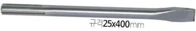 콘크리트 파쇄 철거용 전동 해머 드릴 비트 sds max 플랫치즐 다가네 25x400mm 기리 평