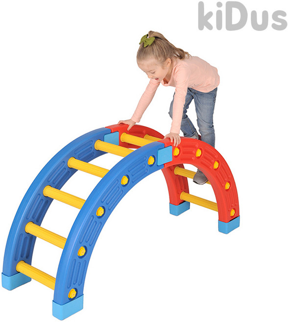키더스 밸런스 브릿지 2개 세트 유아체육교구 구름다리 고고밸런스 터널 균형대, 1세트