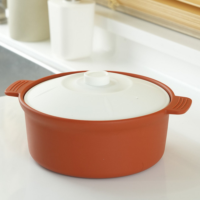 소노리떼 국산 실리콘 계란찜기 원형 특대형 대용량 1500ml, 1개, 캐러멜 화이트