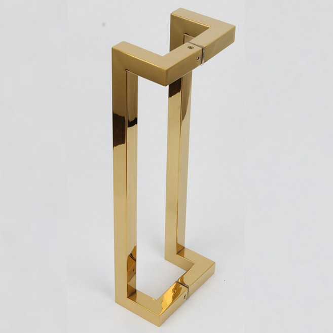 각마주 골드 꺽임 중문 샷시문 가마찌 강화도어 유리문 손잡이 340, 1개