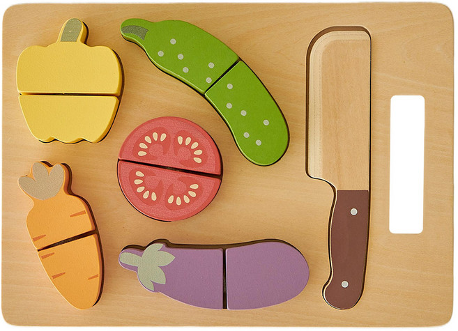 피에스타 퍼즐 도마썰기 채소, 11피스, 1개