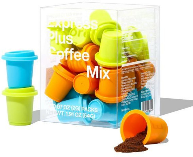 사턴버드 인스턴트 커피 콜드 브루 캡슐 미디엄 다크 로스트 3가지 맛 다양팩—상큼하고 달콤하며 풍부한 맛 100% 아라비카 원두 27개 싱글 서브 미니 사이즈 포장으로, 밝고/달콤하고/풍부한