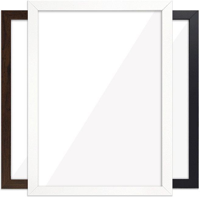 우드 액자 A1 A2 A3 A4 18mm 나무 프레임 벽걸이 타입, 1개, 18mm 블랙