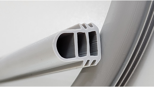 다파니 현관 방화문 고무패킹 방풍 방음 차단 2.04m, 원형, 3개입