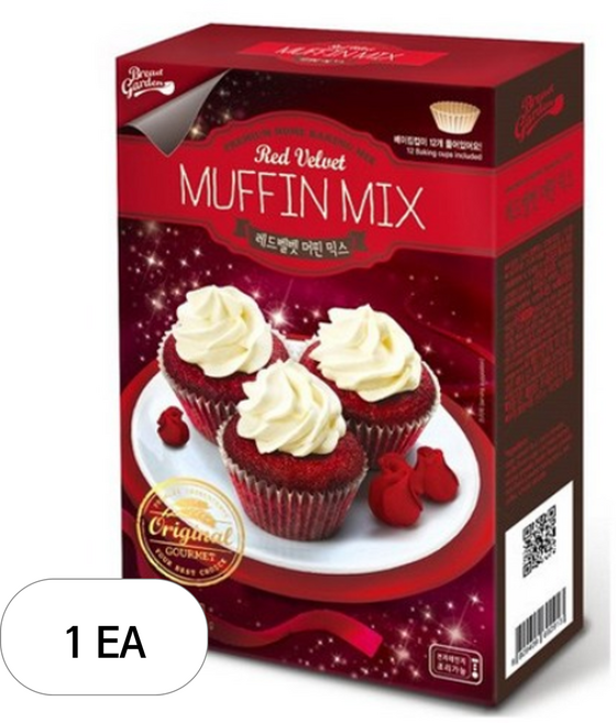 브레드가든 레드벨벳 머핀믹스, 340g, 1개