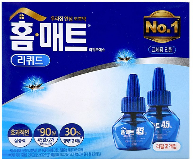 2위 - 홈매트 리퀴드 리필액 트윈팩 29ml 45일 x 2병, 1세트